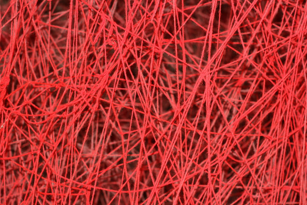 红色抽象毛线纹理图片下载
