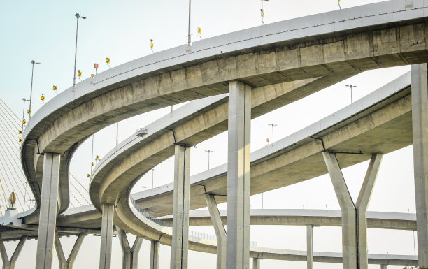 泰国曼谷的普密蓬大桥图片下载