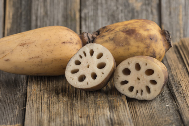 莲藕节素材图片