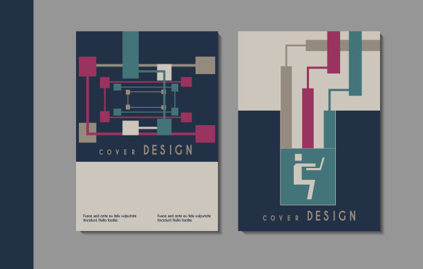 矢量极简封面设计。图片下载