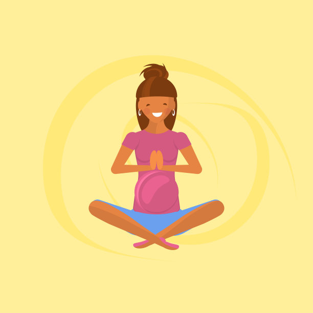 孕妇瑜伽图片下载