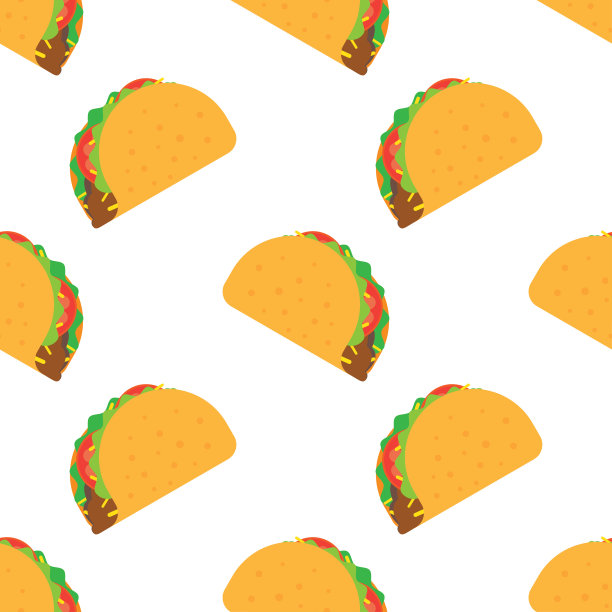 玉米饼无缝矢量模式图片下载