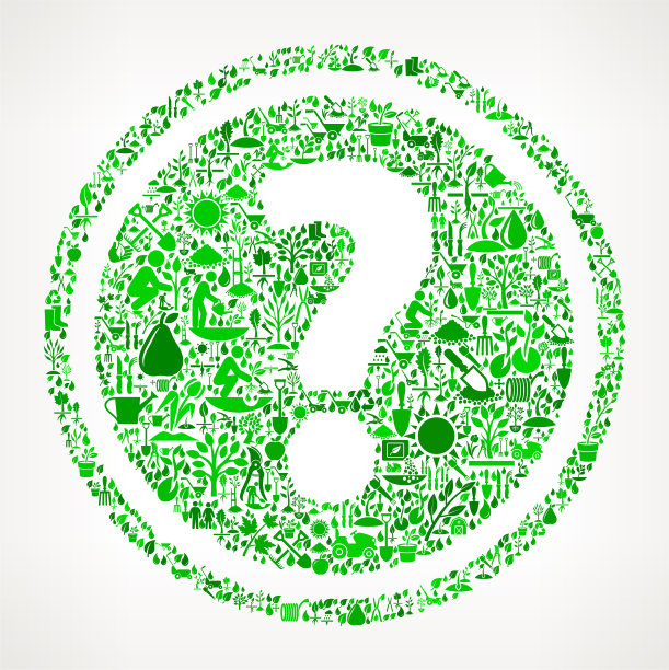 问号花园及园艺背景图案图片下载