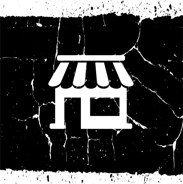 小型商业店面亭。图片下载