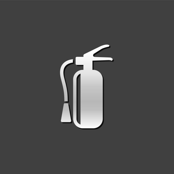 金属质感图标 - 灭火器图片下载
