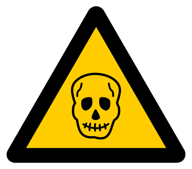 警告标志死亡图片下载