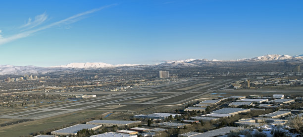 里诺市中心，内华达全景。图片下载