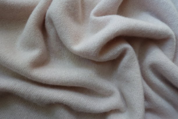 卡布，简单的白色蓬松羊毛针织物图片下载