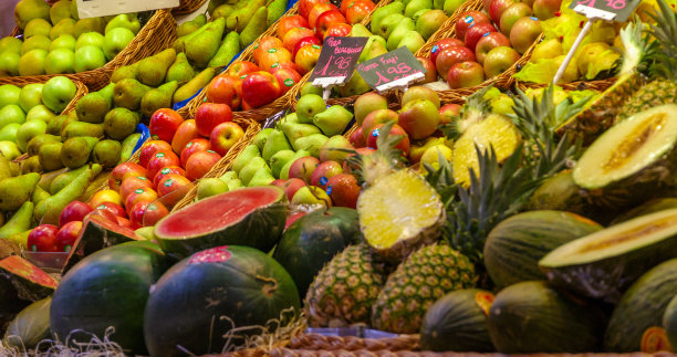 苹果、梨和瓜图片下载