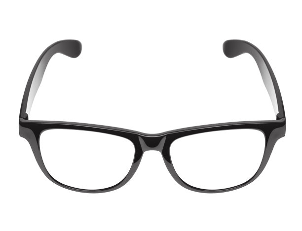 眼镜孤立在白色背景上图片下载