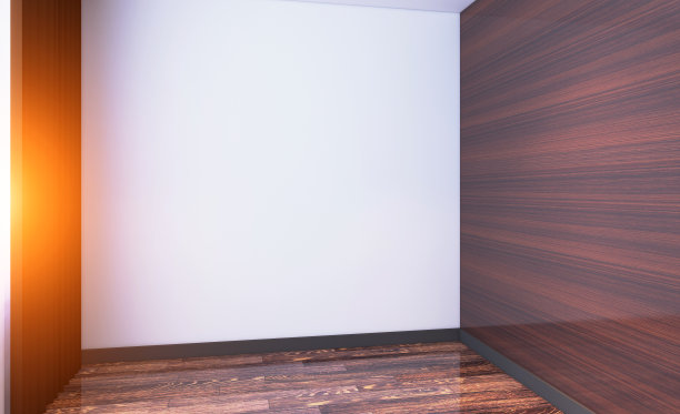 现代空办公柜。会议室。3 d渲染…日落图片下载