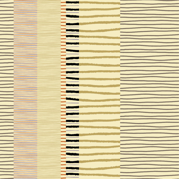 条纹n°1(手工图案)图片下载