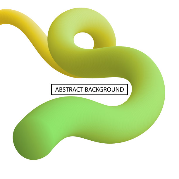 抽象的液体曲线在充满活力的颜色。光滑的梯度形状。矢量艺术插图与充满活力的梯度流动流。创造力的概念。视觉传达海报设计。图片下载