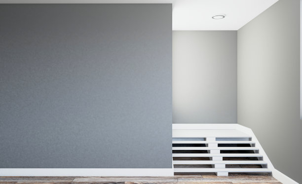 空白的房间。3 d渲染。图片下载