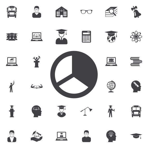 饼图的图标图片下载