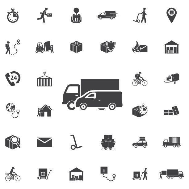 卡车图标图片下载