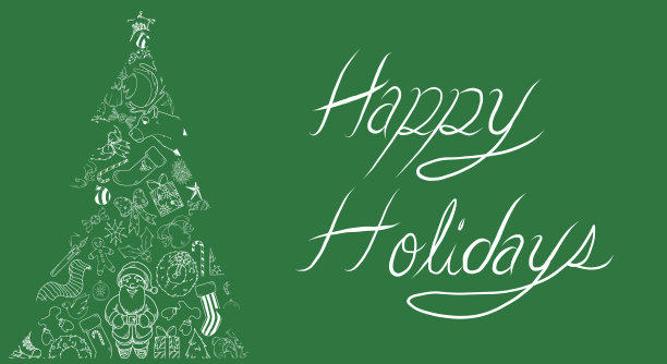 节日问候图形与节日元素图片下载