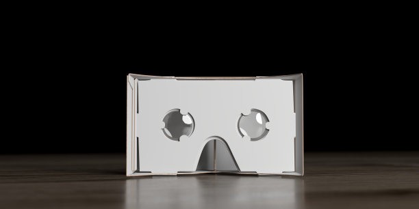 现实自制纸板VR眼镜图片下载