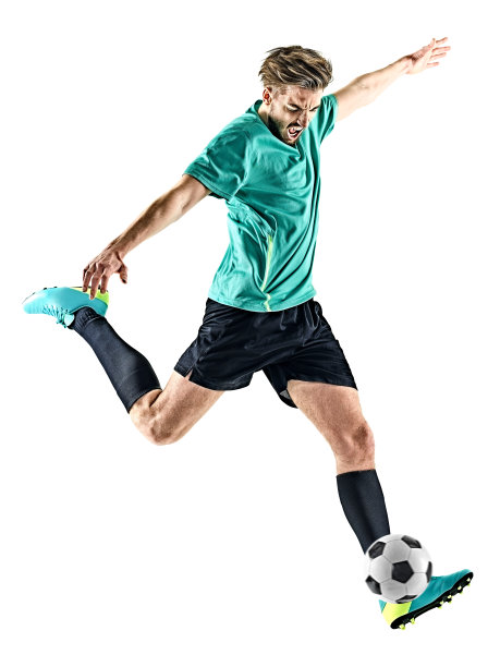足球运动员孤立的人图片下载