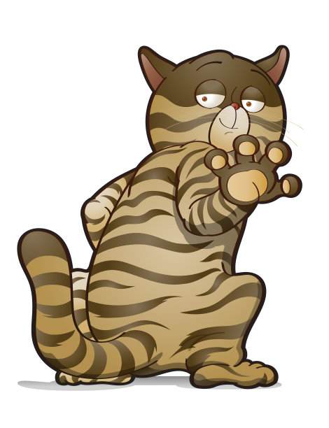 放松的猫图片下载