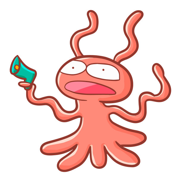 恐怖的粉红色外星人图片下载