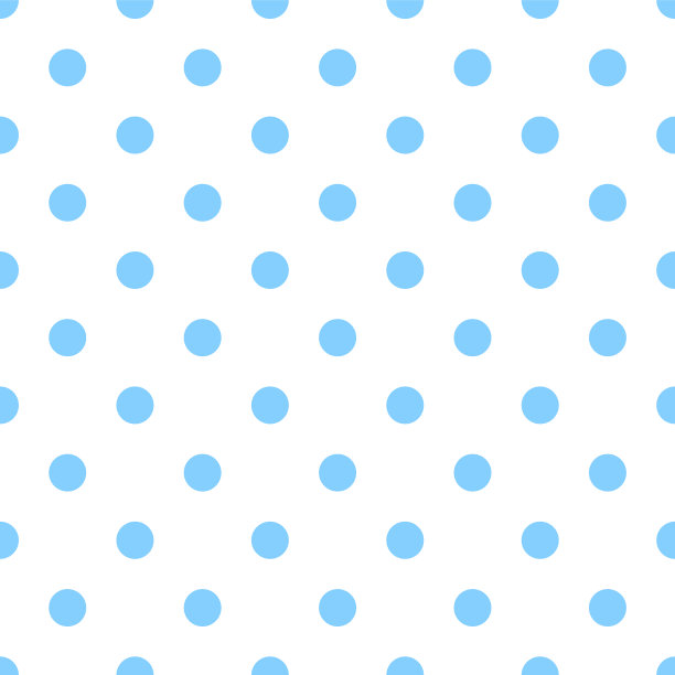无缝浅蓝色圆点在白色背景图片下载
