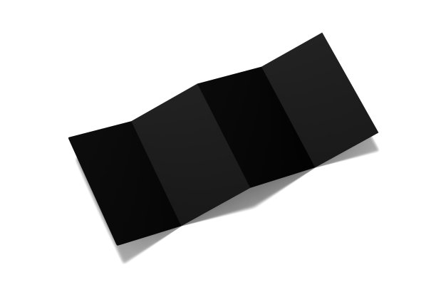 四折半信小册子模型图片下载