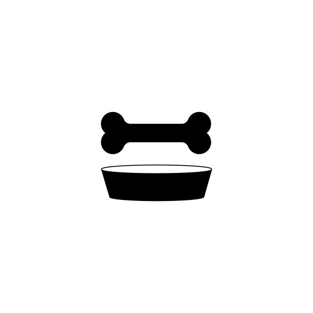 骨矢量图标，平面风格孤立在白色背景，插图图片下载