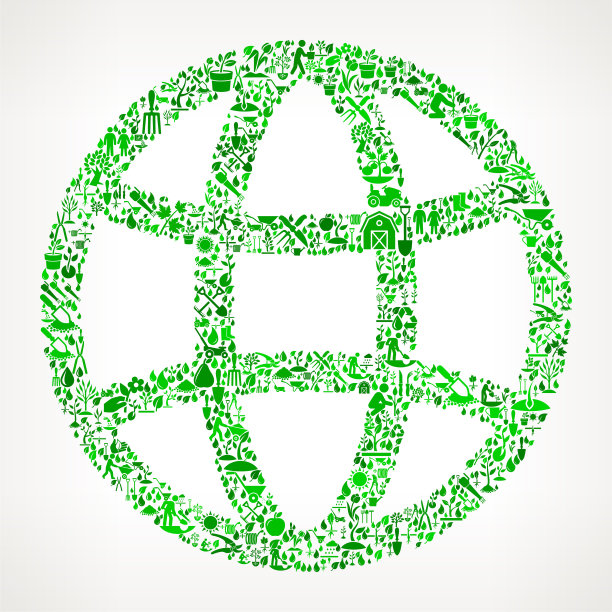 地球花园和园艺背景模式图片下载