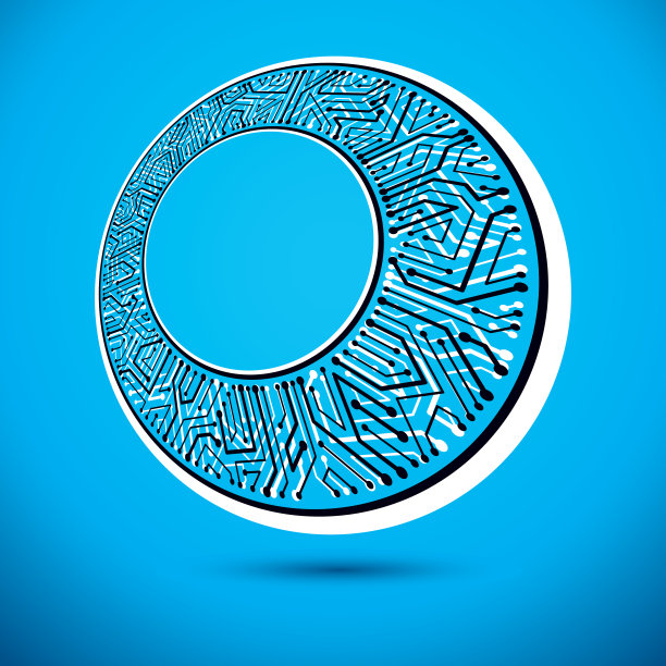 未来的控制论方案，矢量主板插图。数字元件，电路板。技术创新抽象背景，空白拷贝空间。图片下载