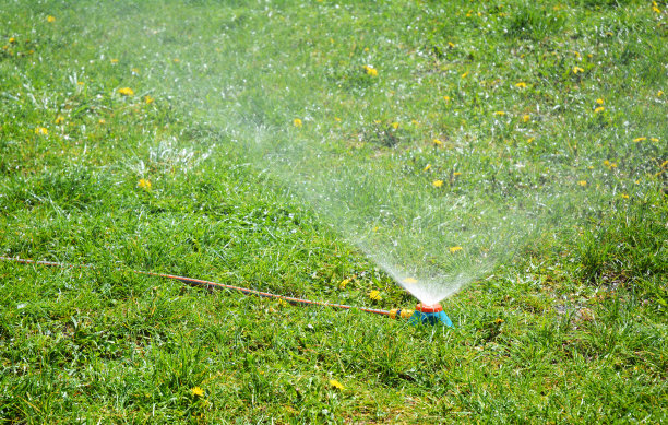 如何设计景观喷灌。系统灌溉和灌溉供应。图片下载