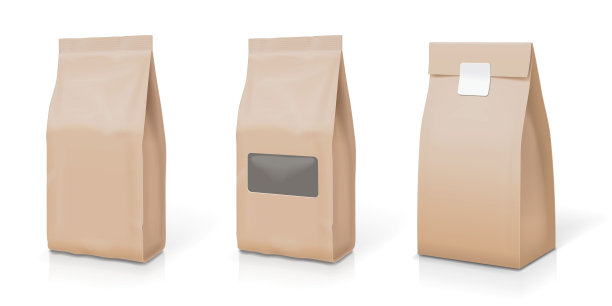 纸箔食品站零食袋包装套素材图片