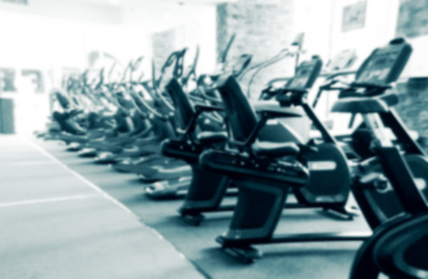 健身房图片的模糊不聚焦背景图片下载