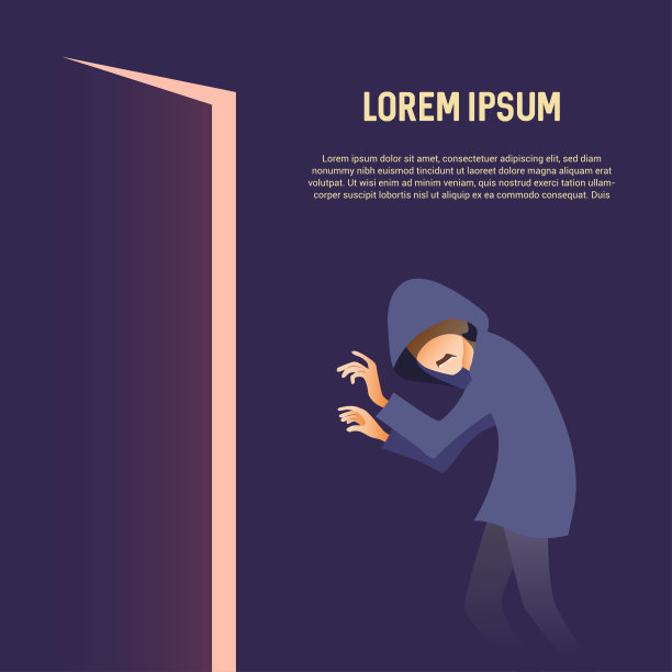 概念财产保险横幅。图片下载