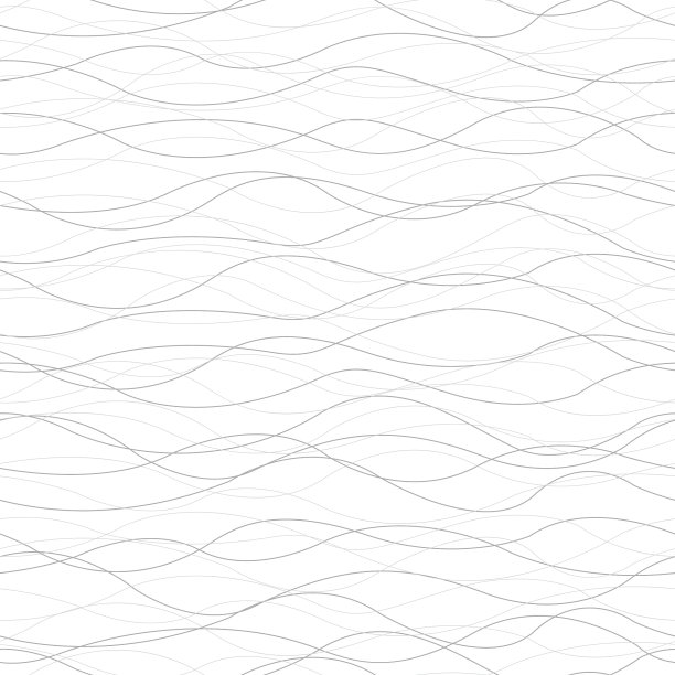背景水平曲线线条无缝图案图片下载