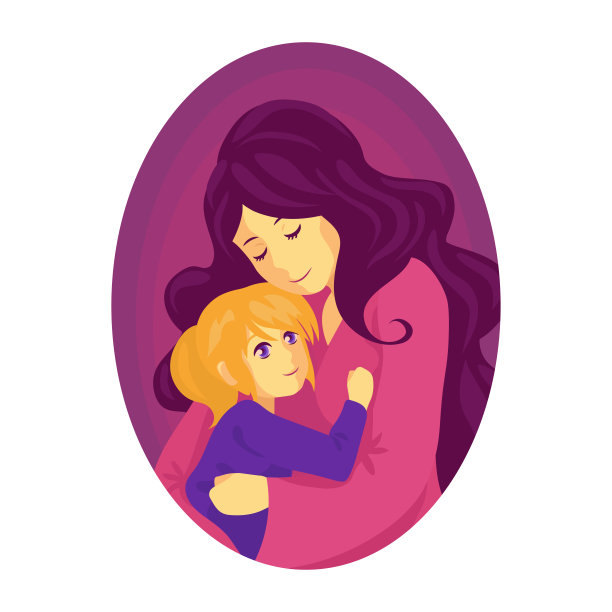 母亲拥抱孩子图片下载