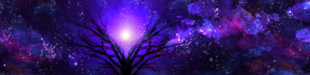 紫色的天空图片下载