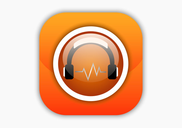 耳机应用图标ios概念图片下载