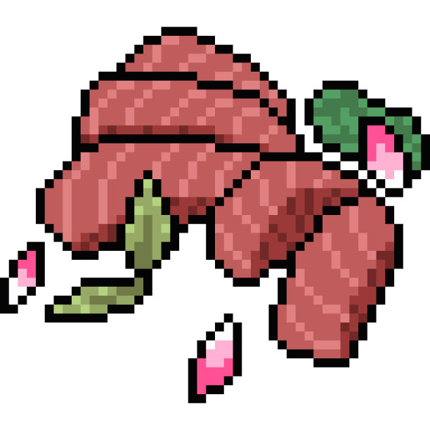 矢量像素艺术孤立的卡通图片下载