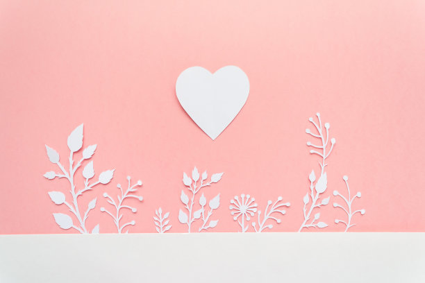 贺卡和纸花图片下载