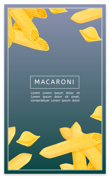 横幅和意大利面。传统的意大利美食。通心粉的餐厅。又好又简单的食物。图片下载