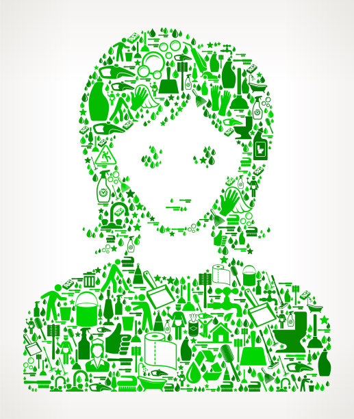 女人的脸部肖像清洁背景图案图片下载