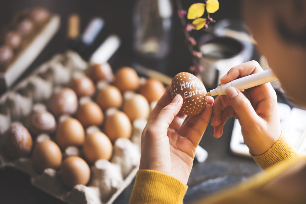 DIY手绘复活节彩蛋图片下载