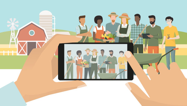 农民一起摆姿势图片下载