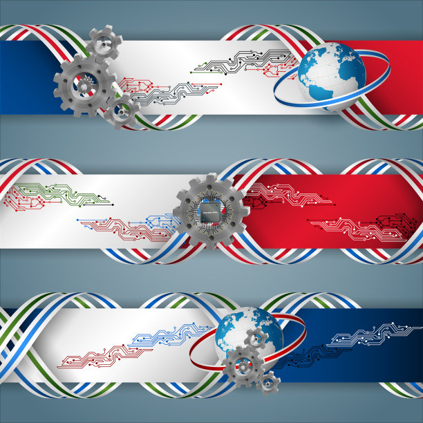 连接，网络横幅技术图片下载