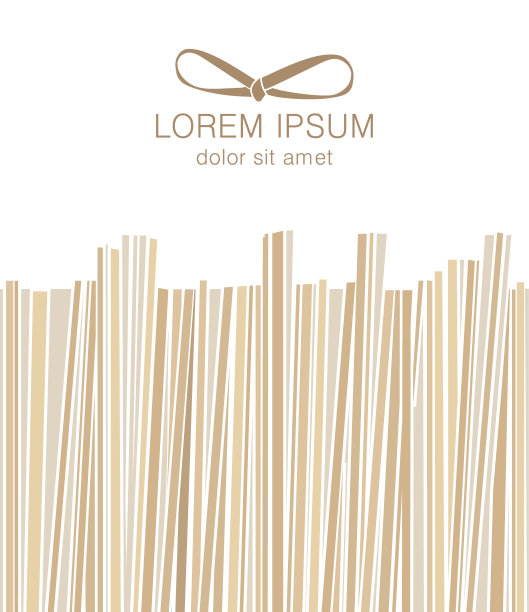 抽象图形模板从米色条纹。图片下载