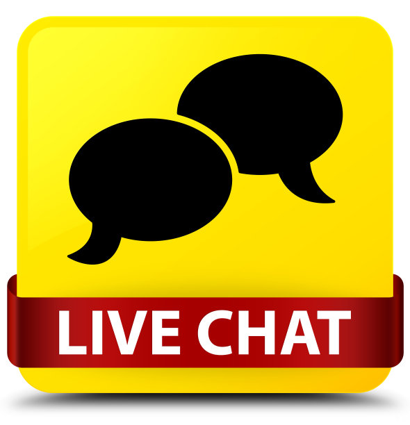 直播聊天黄方框按钮红丝带在中间图片下载