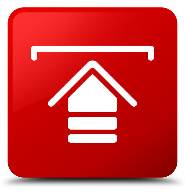 上传图标红色方块按钮图片下载