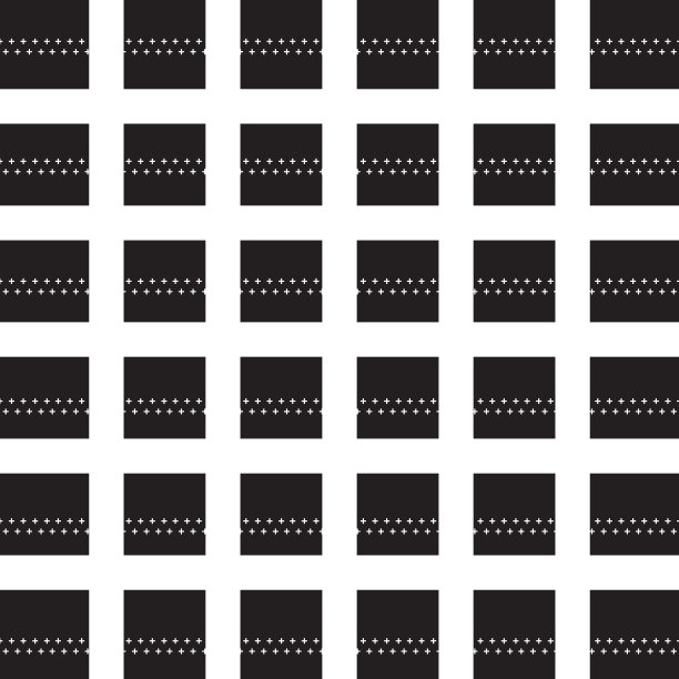 白色加号条纹图案与白色网格线黑色背景图片下载