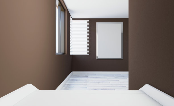 空白的房间。3 d渲染。空的绘画图片下载